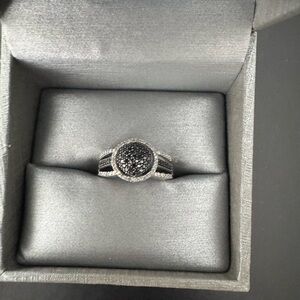 Zales: Black Diamond Ring
